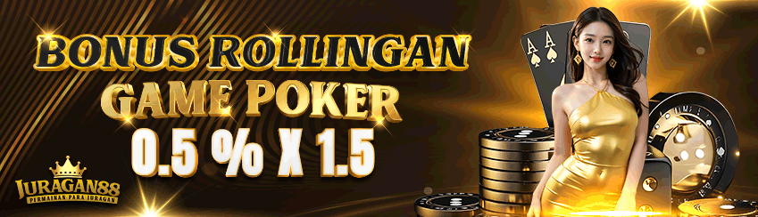 BONUS ROLLINGAN POKER 0.5 % X 1.5