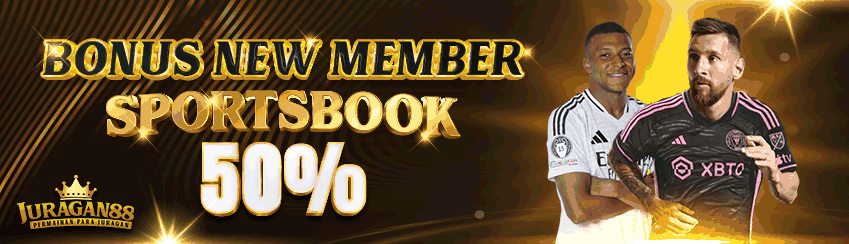 BONUS NEW MEMBER SPORTS 50%